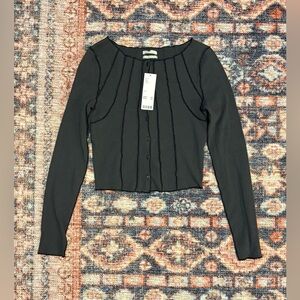 NWT Urban Outfitters Button Down Knit Top